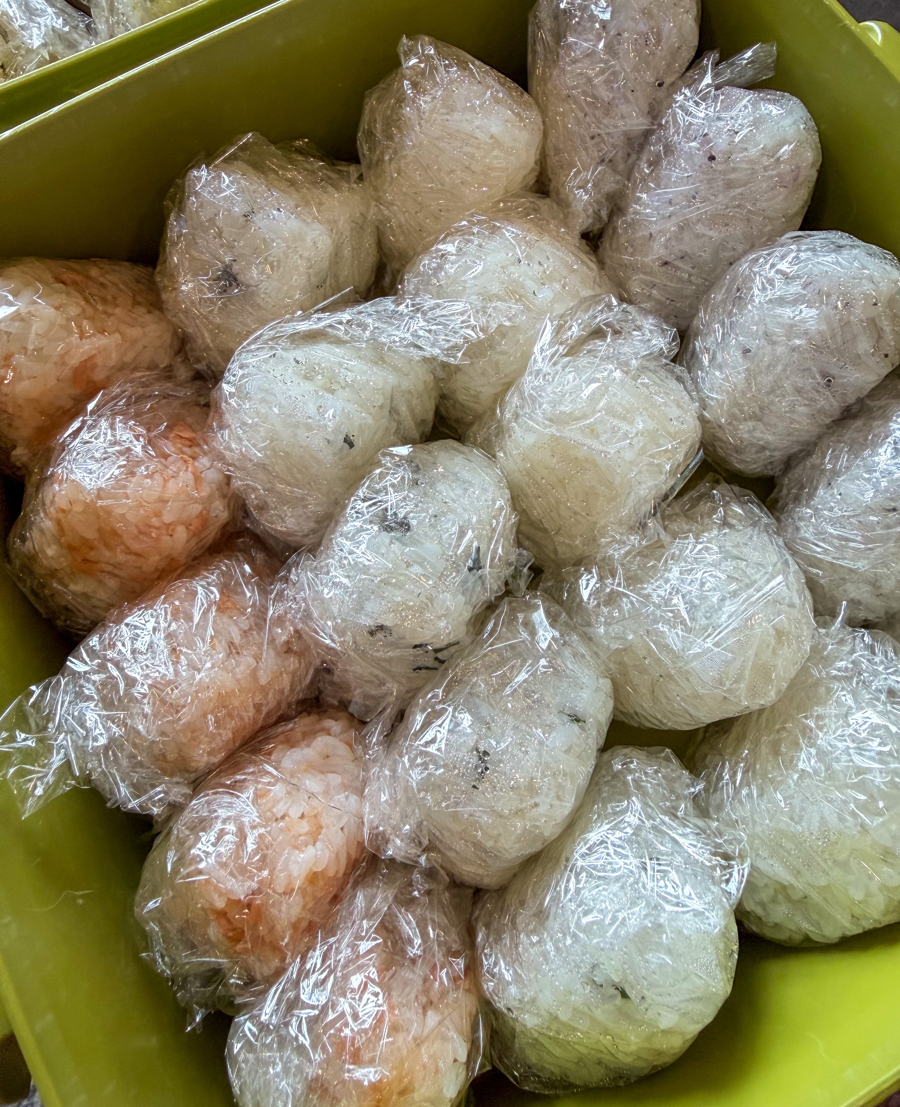 夏合宿でのお弁当作り